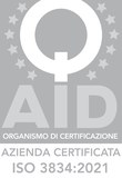 AID - Azienda certificata ISO 3834:2021